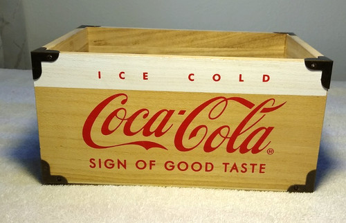 Coca cola wood crate - coca-cola, carrier